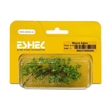 Eshel Maket Meyva Ağacı 4cm 3lü