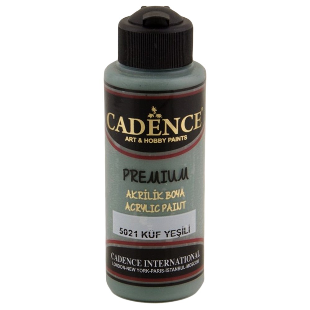 Cadence Premium Akrilik Boya 120ml 5021 Küf Yeşili
