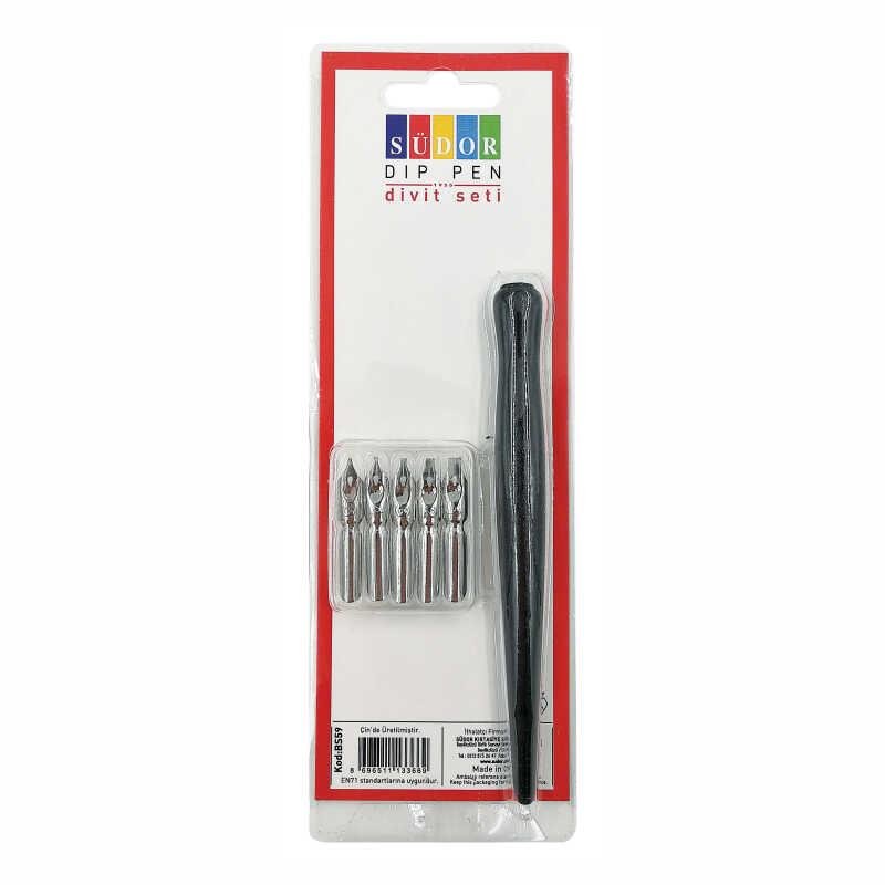 Südor Dip Pen Divit Seti 6lı