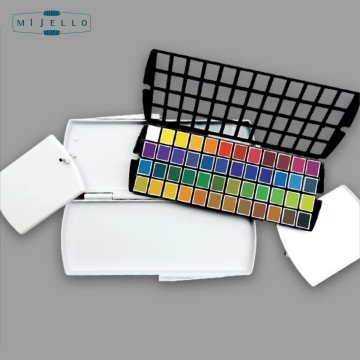 Mijello Mission Gold Class Sulu Boya Tableti 48li + 3 Katlı Kapaklı Palet