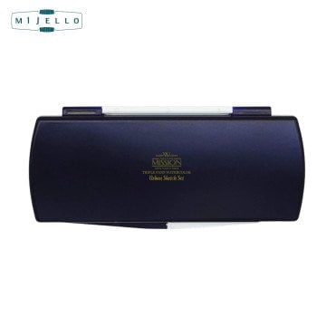 Mijello Mission Gold Class Sulu Boya Tableti 48li + 3 Katlı Kapaklı Palet
