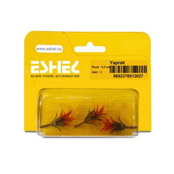 Eshel Maket Yaprak 2.5cm 3lü