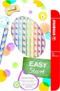 Stabilo Easycolors Sol 12 Renk Set + Kalemtıraş Askılı Paket