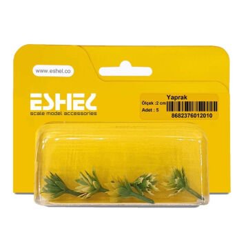Eshel Maket Yaprak 2cm 5li