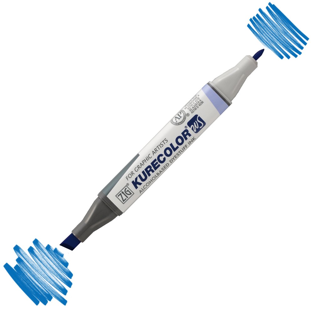 Zig Kurecolor Kc3000 Twin S Marker Kalem 366-367 Dull Blue