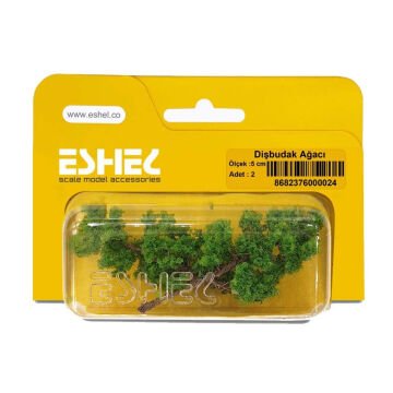 Eshel Maket Dişbudak Ağacı 5cm 2li