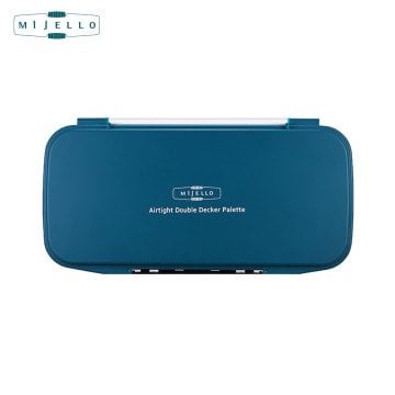 Mijello Mission Airtight Double Decker Kapaklı Sulu Boya Paleti 2 Katlı 30 Bölmeli