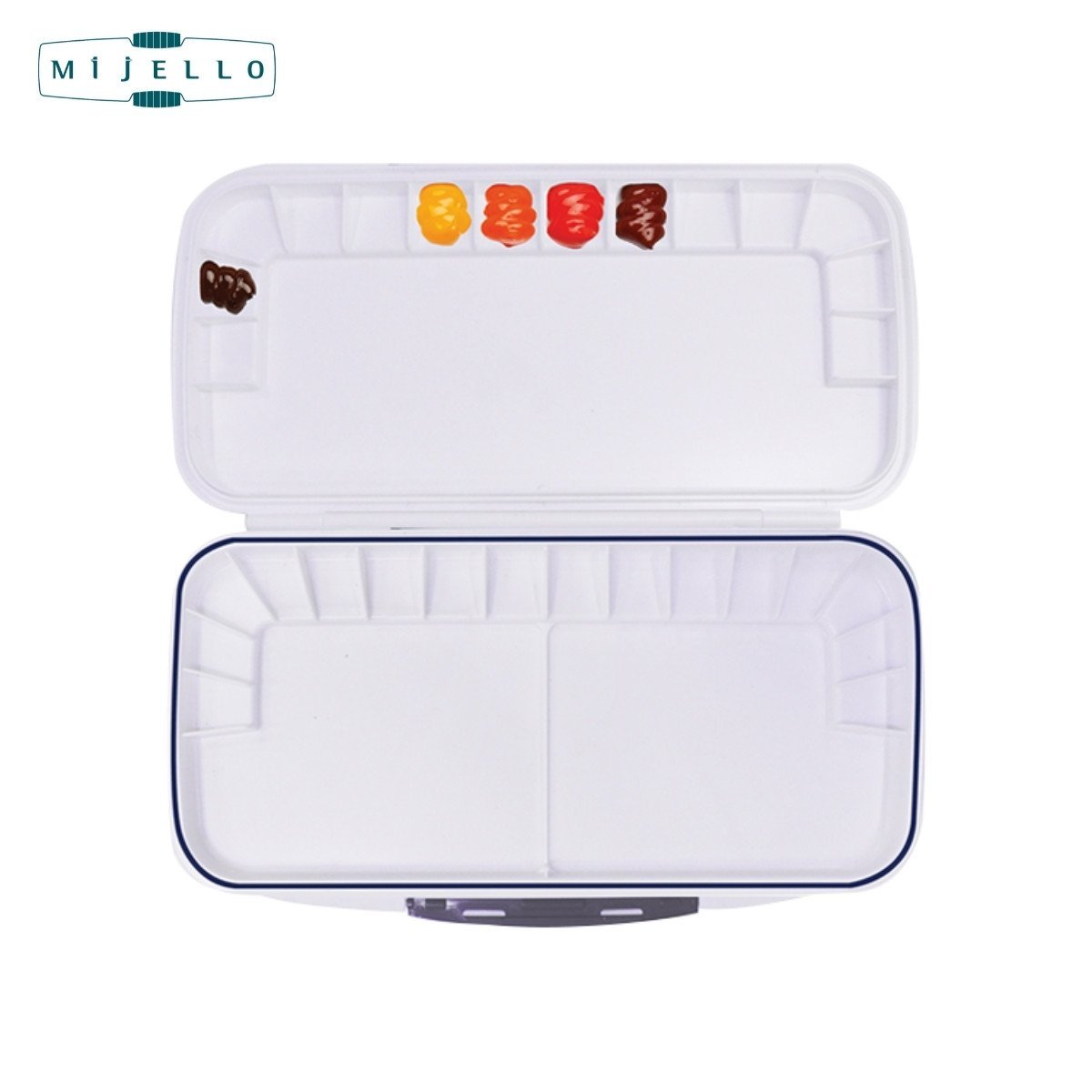 Mijello Mission Airtight Double Decker Kapaklı Sulu Boya Paleti 2 Katlı 30 Bölmeli