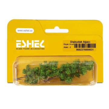 Eshel Maket Dişbudak Ağacı 6cm 2li