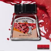 Winsor Newton Drawing Ink Çini Mürekkebi 14ml 040 Brick Red