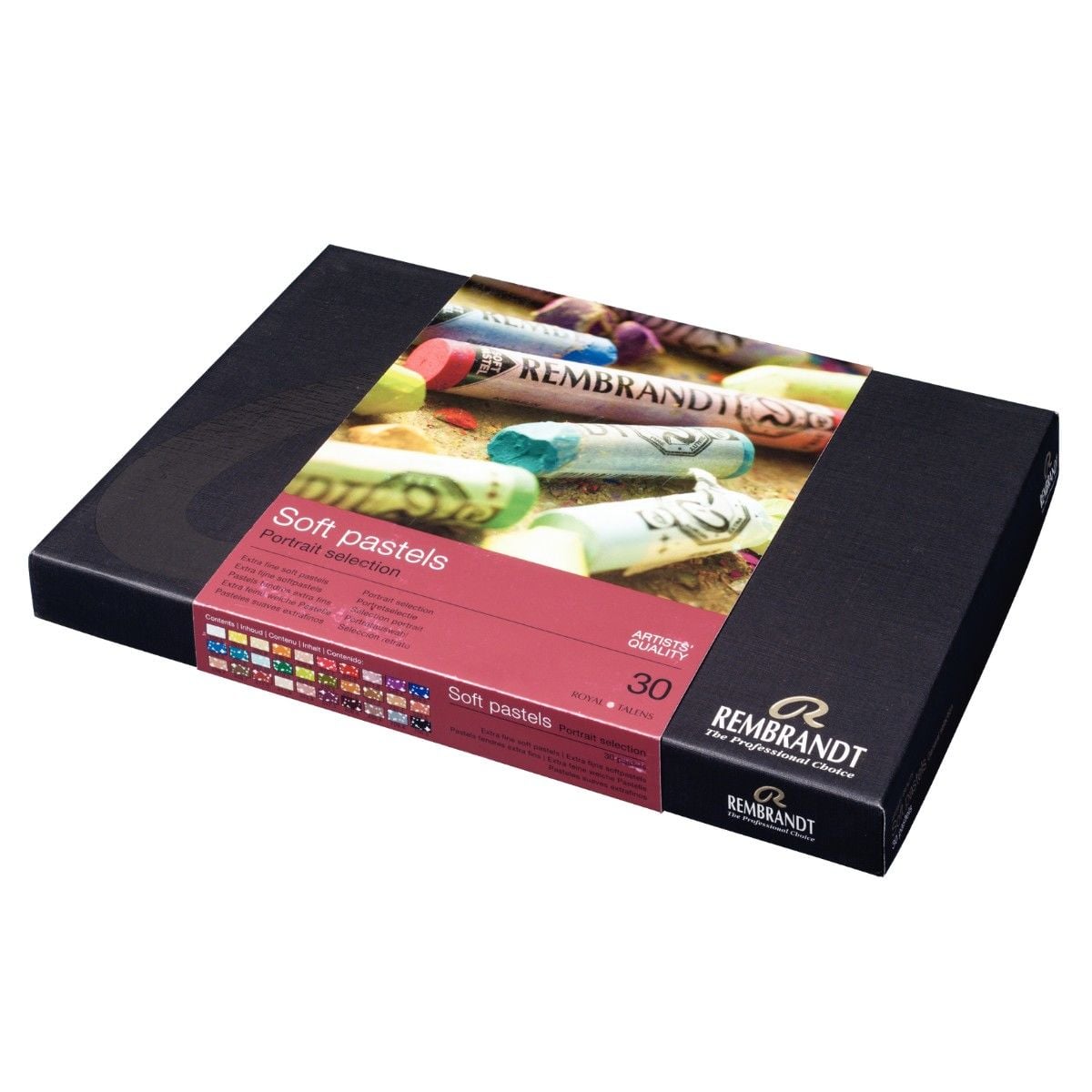 Rembrandt Soft Pastel Boya Portrait Tam Boy 30 Renk Set