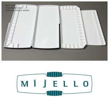 Mijello Mission Triple Decker Kapaklı Sulu Boya Paleti 3 Katlı 52 Bölmeli