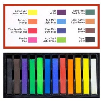 Südor Toz Pastel 12 Renk