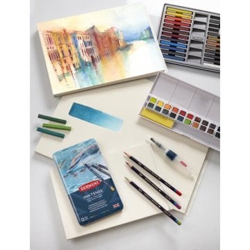 Derwent İnktense Paper Suluboya Blok 300gr 20 Yaprak 178x254mm