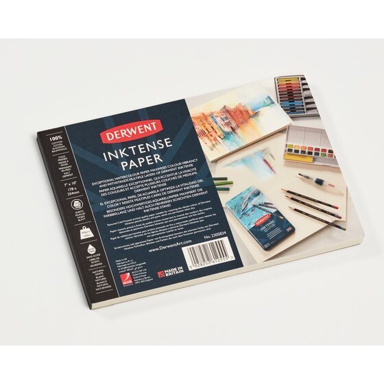 Derwent İnktense Paper Suluboya Blok 300gr 20 Yaprak 178x254mm