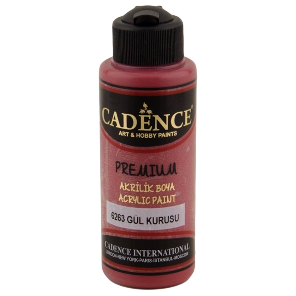 Cadence Premium Akrilik Boya 120ml 6263 Gül Kurusu