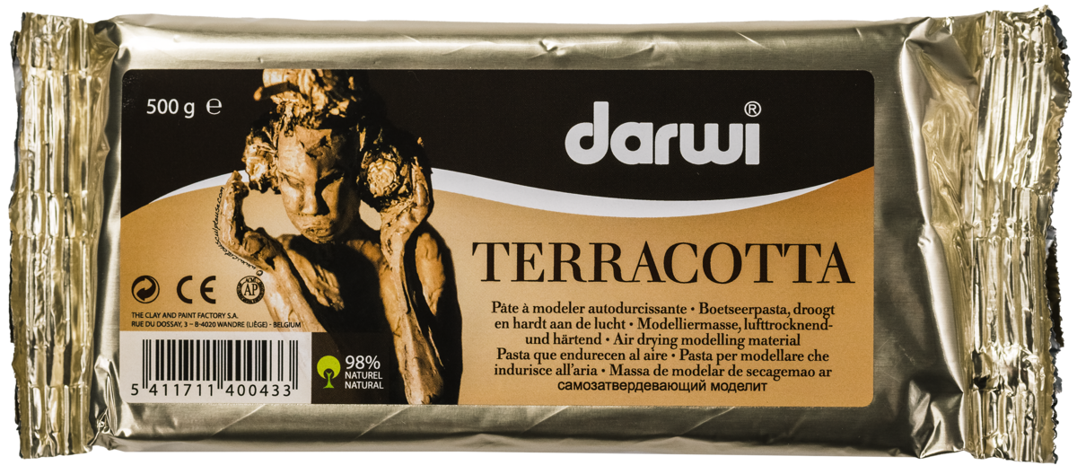 Darwi Seramik Hamuru Kırmızı Terracotta 500gr