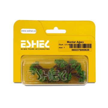 Eshel Maket Mantar Ağacı 2.5cm 7li