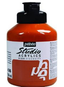 Pebeo Studio Akrilik Boya 500ml 36 Raw Sienna