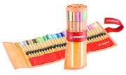 Stabilo Point 88 İnce Uçlu Keçeli Kalem Seti Rollerset 25 + 5 Floresan Renk