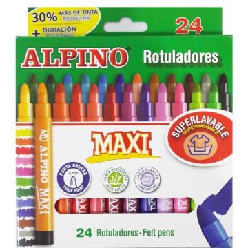 Alpino Maxi Keçeli Kalem Jumbo 24 Renk