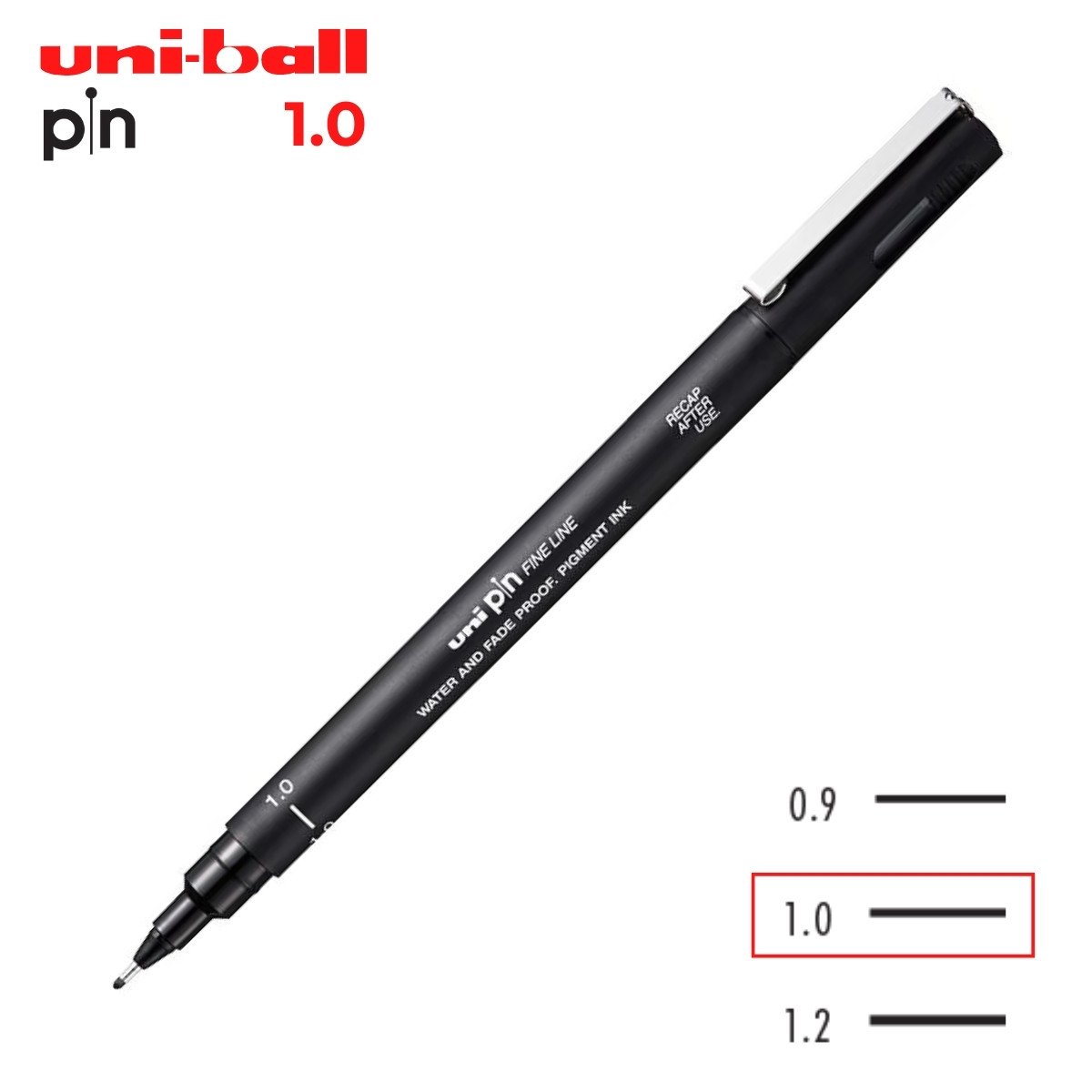 Uni Pin 200 Teknik Çizim Kalemi Siyah 1.0mm