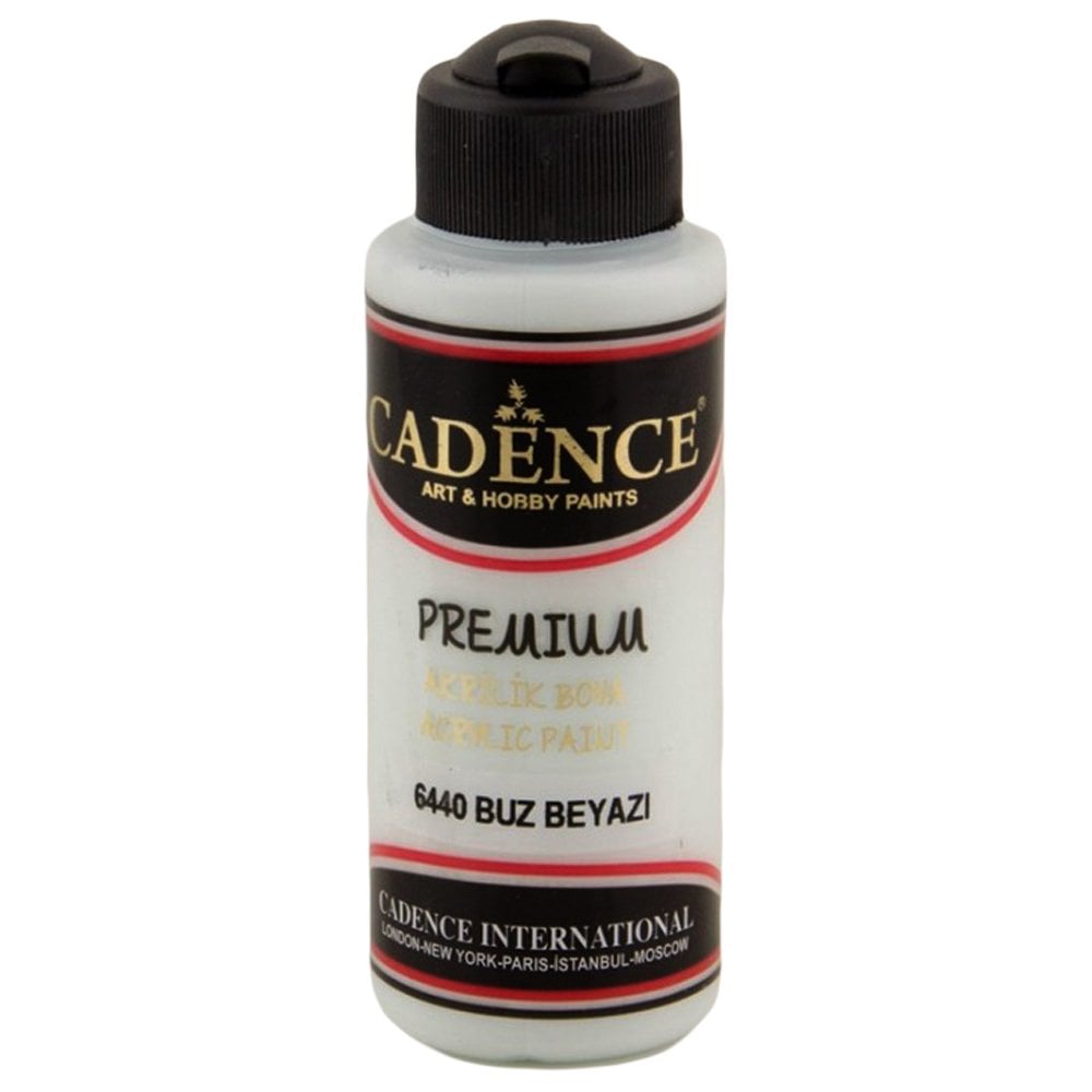 Cadence Premium Akrilik Boya 120ml 6440 Buz Beyaz