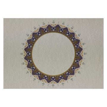 Vox Hat Ve Kaligrafi Yaldızlı Perşöment Meşk Kağıdı 200gr A4 4 Desenli 4yp Mavi