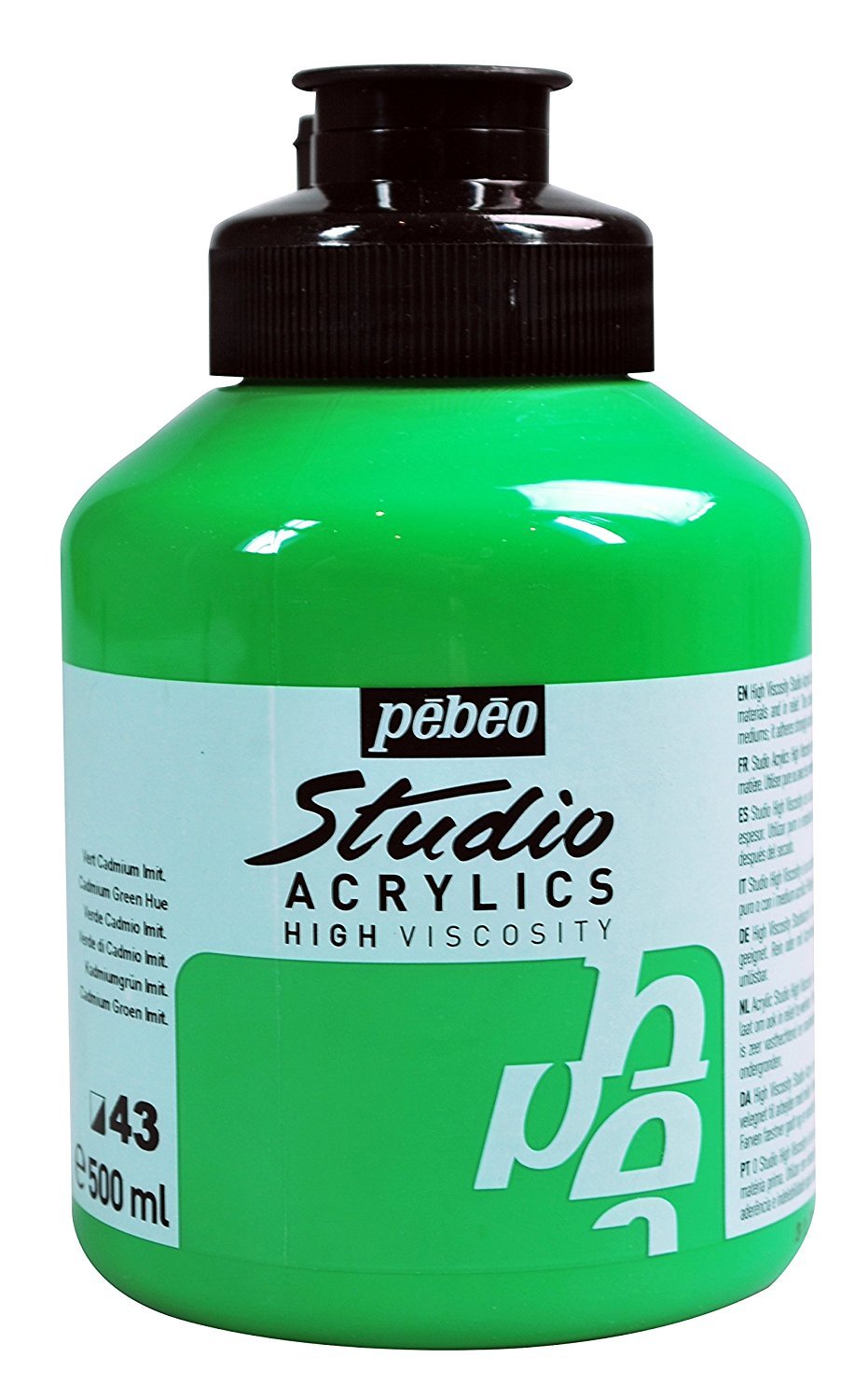 Pebeo Studio Akrilik Boya 500ml 43 Cadmium Green Hue