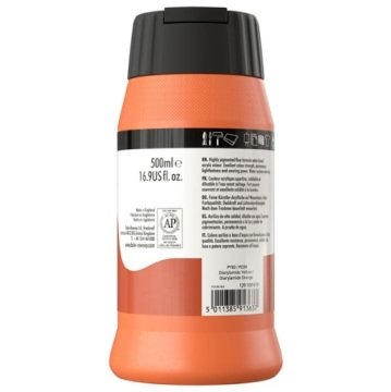 Daler Rowney System 3 Akrilik Boya 500ml 619 Cadmium Orange Hue