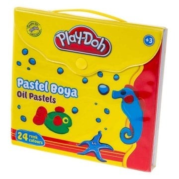 Play Doh Pastel Boya Çantalı 24 Renk Pa007