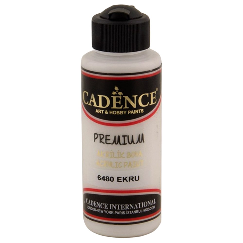 Cadence Premium Akrilik Boya 120ml 6480 Ekru