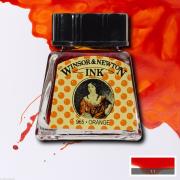 Winsor Newton Drawing Ink Çini Mürekkebi 14ml 449 Orange