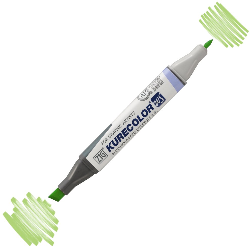 Zig Kurecolor Kc3000 Twin S Marker Kalem 501-502 Pale Green