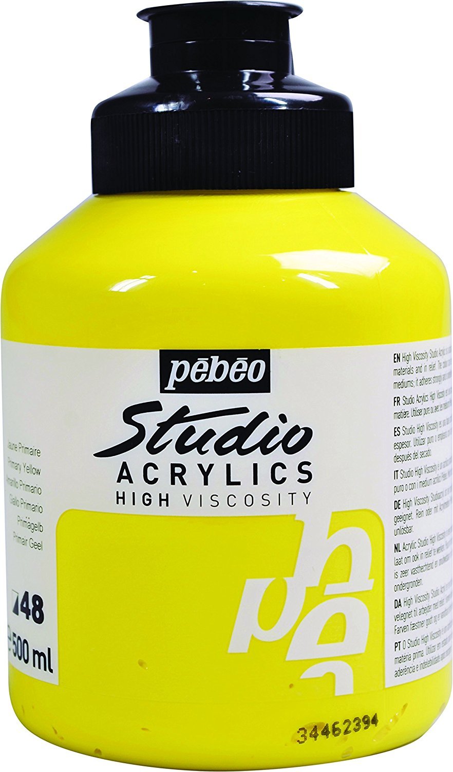 Pebeo Studio Akrilik Boya 500ml 48 Primary Yellow