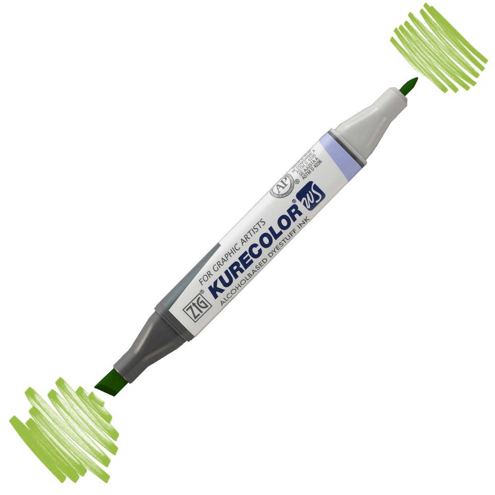 Zig Kurecolor Kc3000 Twin S Marker Kalem 504 Light Green