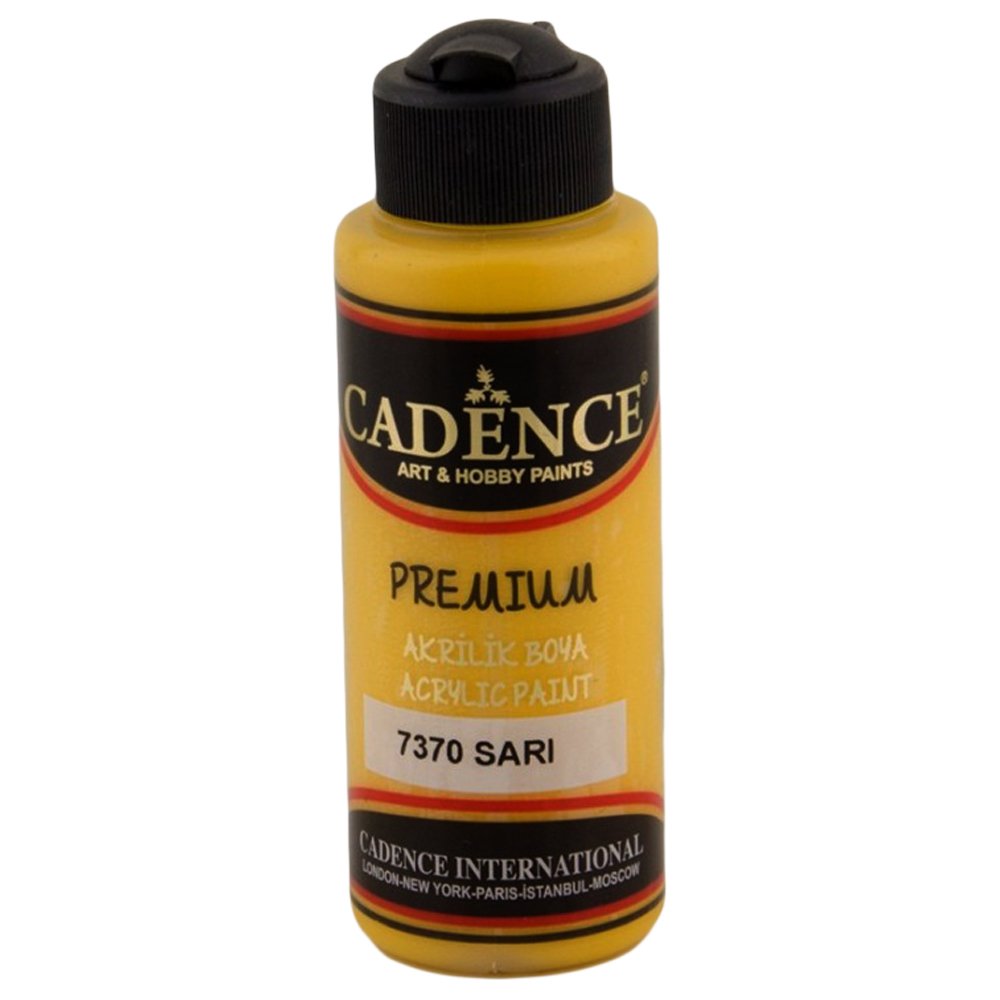 Cadence Premium Akrilik Boya 120ml 7370 Sarı