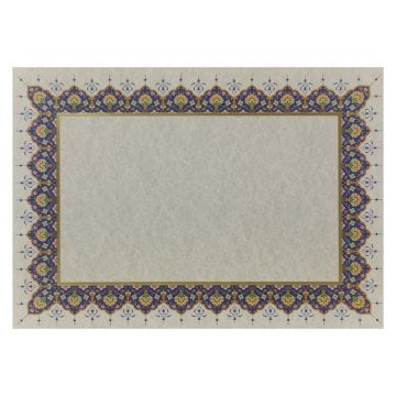 Vox Hat Ve Kaligrafi Yaldızlı Perşöment Meşk Kağıdı 200gr A4 4 Desenli 4yp Mavi