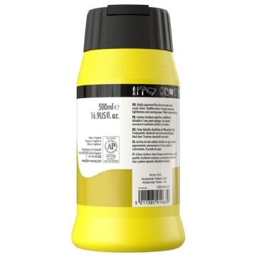 Daler Rowney System 3 Akrilik Boya 500ml 675 Process Yellow