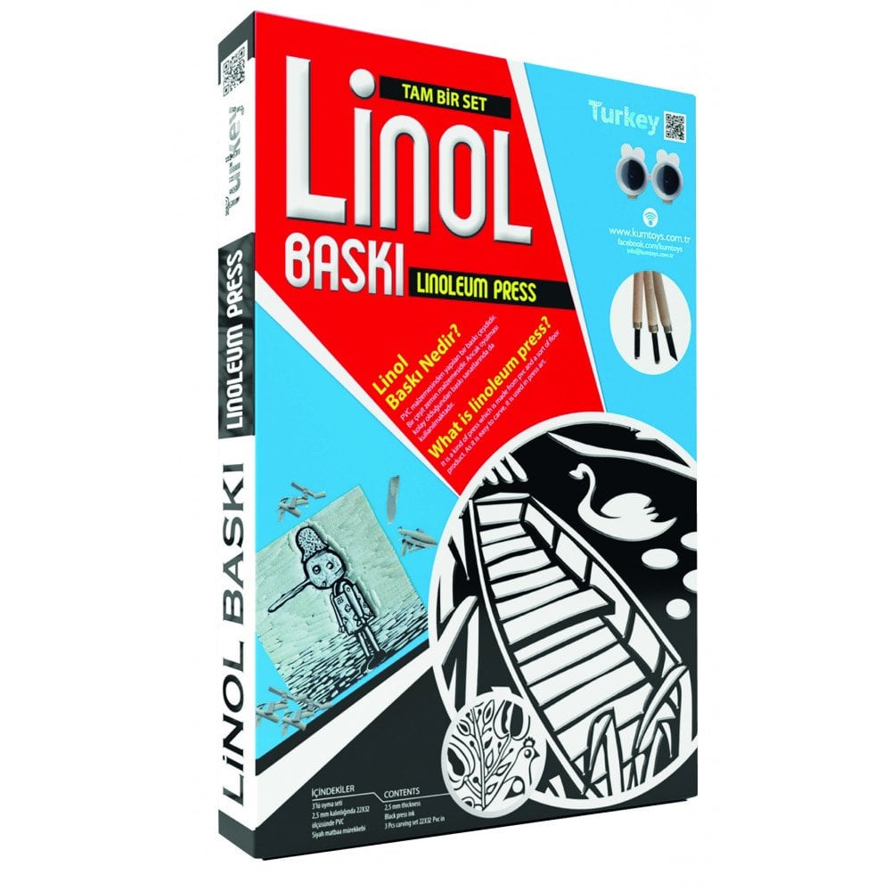 Kumtoys Tam Bir Set Linol Baskı 22x32cm 2.5mm LB-01