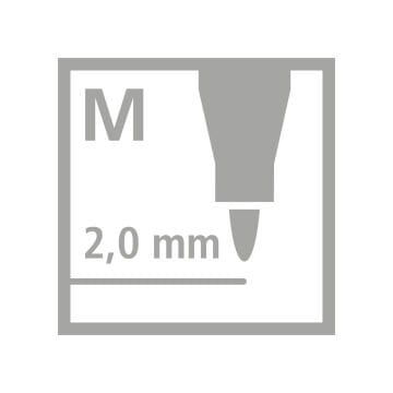 Stabilo Power Keçeli Kalem Seti 12 Renk Plastik Kutu