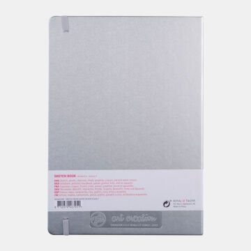 Talens Art Creation Eskiz Bloğu Sert Kapak A4 140gr 21x29,7cm Shiny Silver 80yp