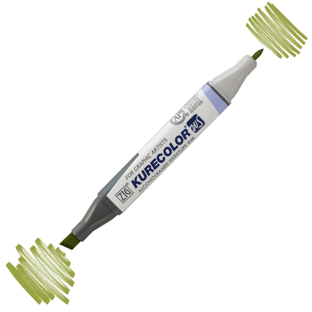 Zig Kurecolor Kc3000 Twin S Marker Kalem 542 Mid Green