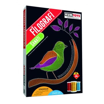 Kumtoys Filografi Sanatı 24x17cm 06 Çiçek