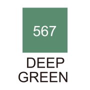 Zig Kurecolor Kc3000 Twin S Marker Kalem 567 Deep Green