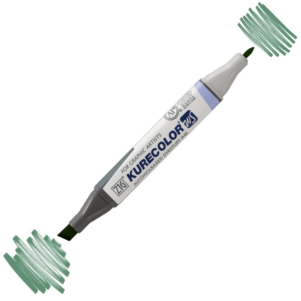 Zig Kurecolor Kc3000 Twin S Marker Kalem 567 Deep Green