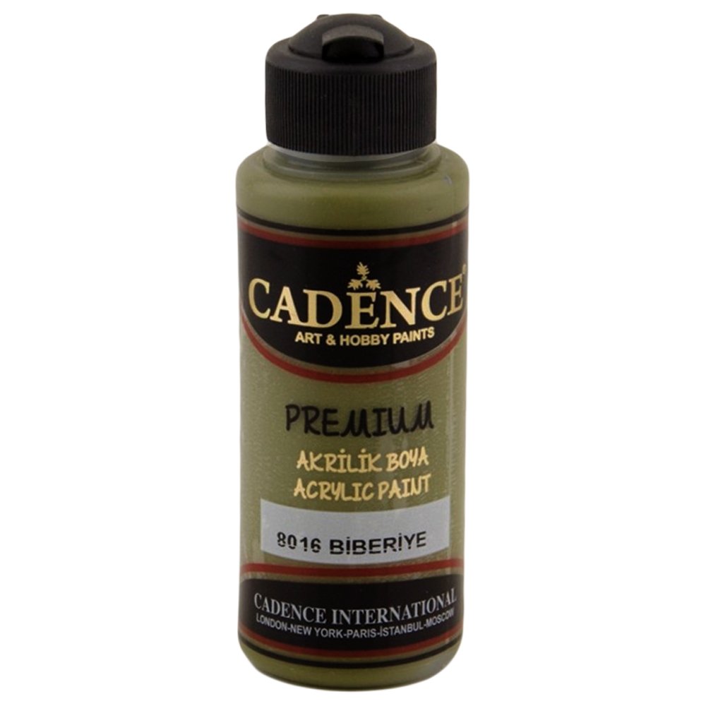 Cadence Premium Akrilik Boya 120ml 8016 Biberiye