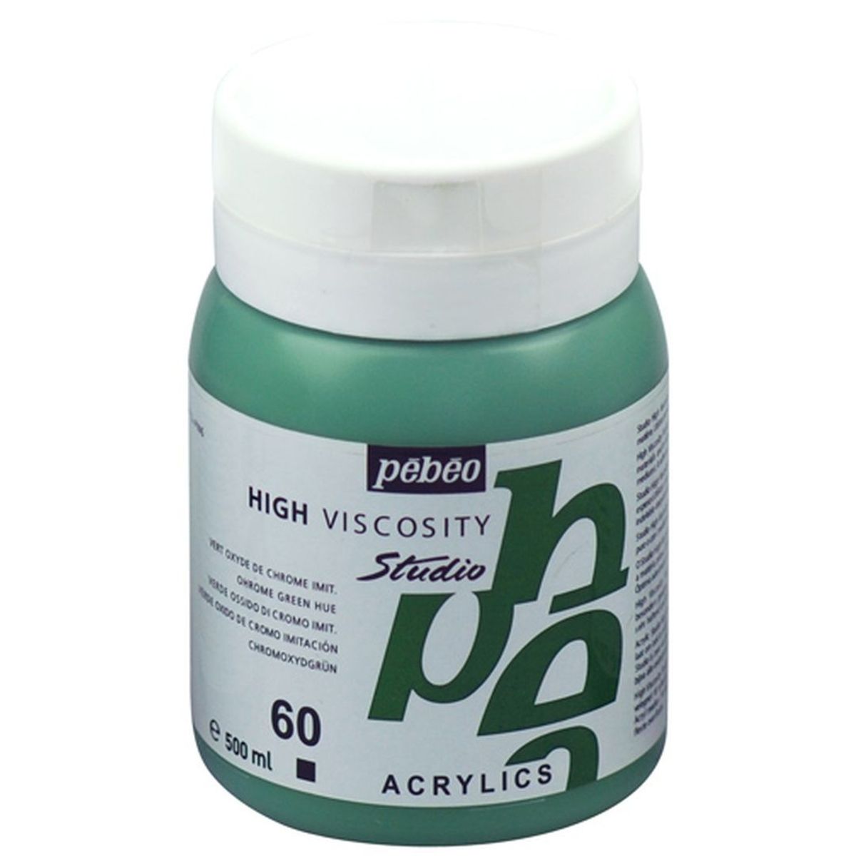 Pebeo Studio Akrilik Boya 500ml 60 Chrome Green Hue