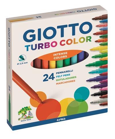 Giotto Turbo Color Keçeli Kalem 24'lü 417000