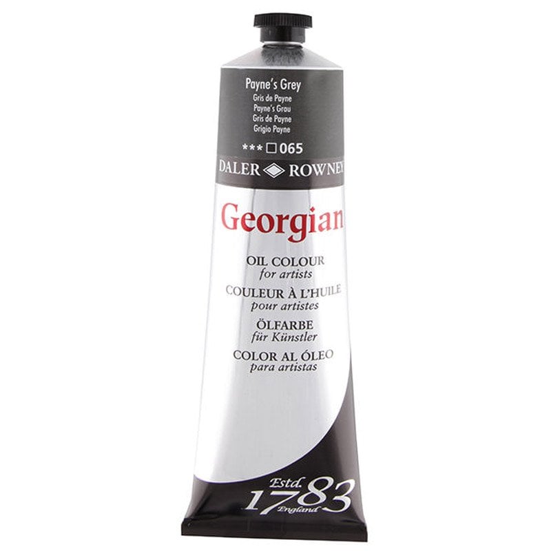 Daler Rowney Georgian Yağlı Boya 225ml 065 Paynes Grey